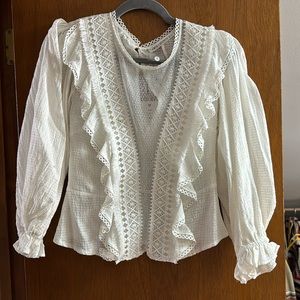 Beautiful white blouse, NWT